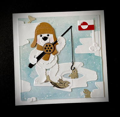 By Lene - Cutting & Embossing Die - Fishing Rod BLD 1783