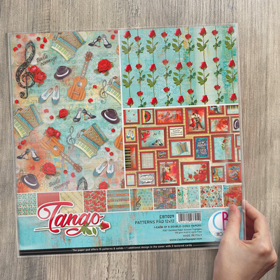 Ciao Bella - Tango - paper pad pattern 12x12