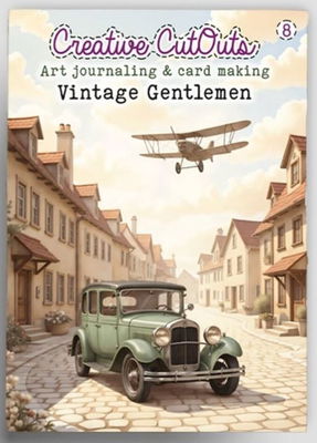 Creatief Art - Creative CutOuts - Vintage Gentlemen Book