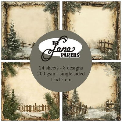 By Lene - Paper pad 15x15 - Early Christmas  BLP067
