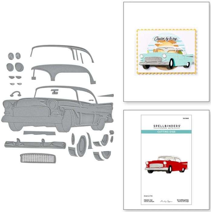 Spellbinders - Etched Dies - Classic Car S4-1444