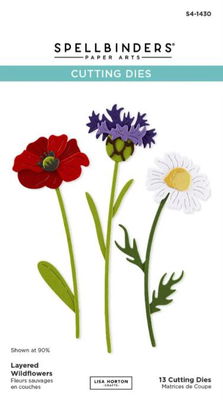 Spellbinders - Etched Dies - Wildflowers  S4-1430