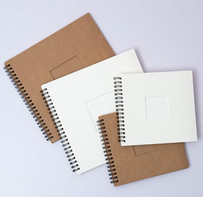 Studio Light - 8x8 Inch Spiral Bound Passe-Partout Journal Beige