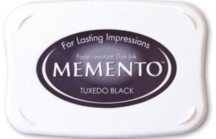 Tsukineko - Memento Full Size Dye Ink Pad - Tuxedo Black