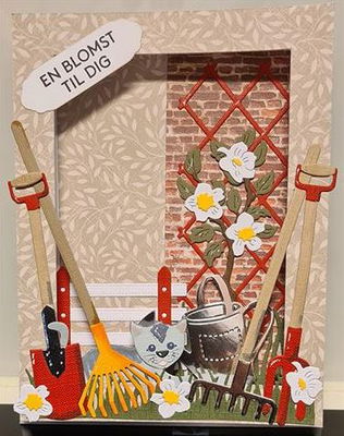 By Lene - Cutting & Embossing Die - Garden Tools BLD1624