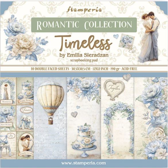Stamperia - Paper Pad 12x12 - Timeless