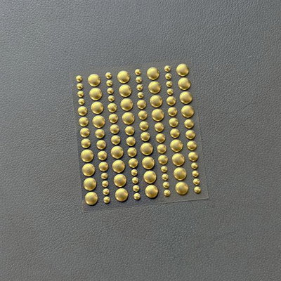 Simple and Basic - Enamel Dots - Metallic Pale Gold - Matte  SBA032