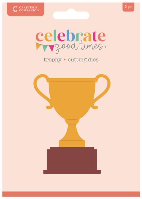 Crafters companion - metal die - Celebrate Good Times Trophy TROP