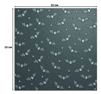 Vaessen Creative - Embossing folder - Bats 3625-0004