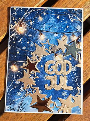 By Lene - Cutting & Embossing Die -Star Wreath BLD1791