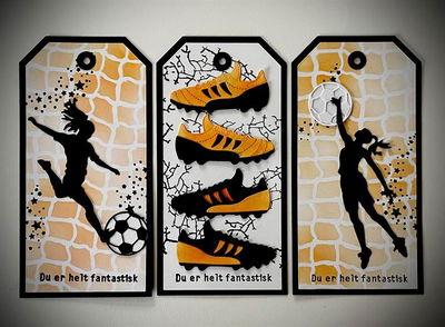 By Lene - Cutting & Embossing Die - Football Shoe  BLD1814