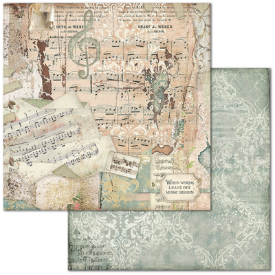 Stamperia Paper Pad 8x8 - Imagine