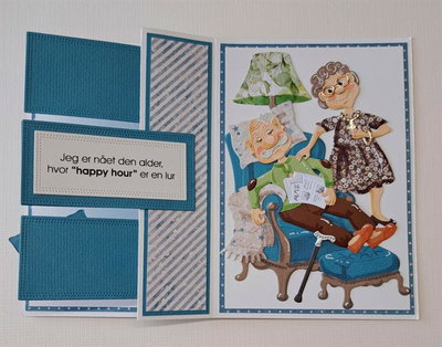 By Lene - Cutting & Embossing Die - A senior citizen - woman BLD1853