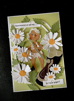 By Lene - Cutting & Embossing Die - A senior citizen - woman BLD1853