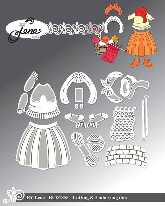 By Lene - Cutting & Embossing Die - Accessories for #BLD1853,  BLD1855