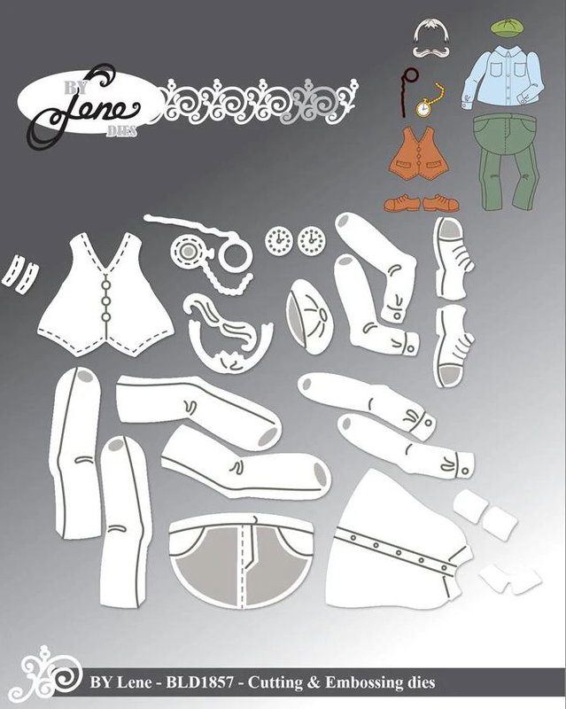 By Lene - Cutting & Embossing Die - Accessories for #BLD1856,  BLD1857