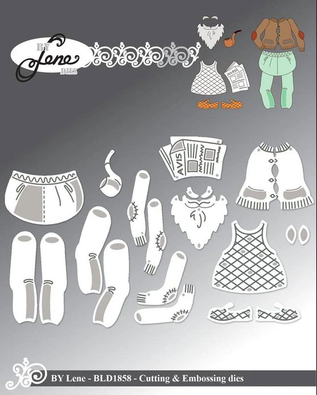 By Lene - Cutting & Embossing Die - Accessories for #BLD1856,  BLD1858