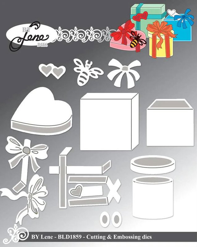 By Lene - Cutting & Embossing Die - Presents  BLD1859
