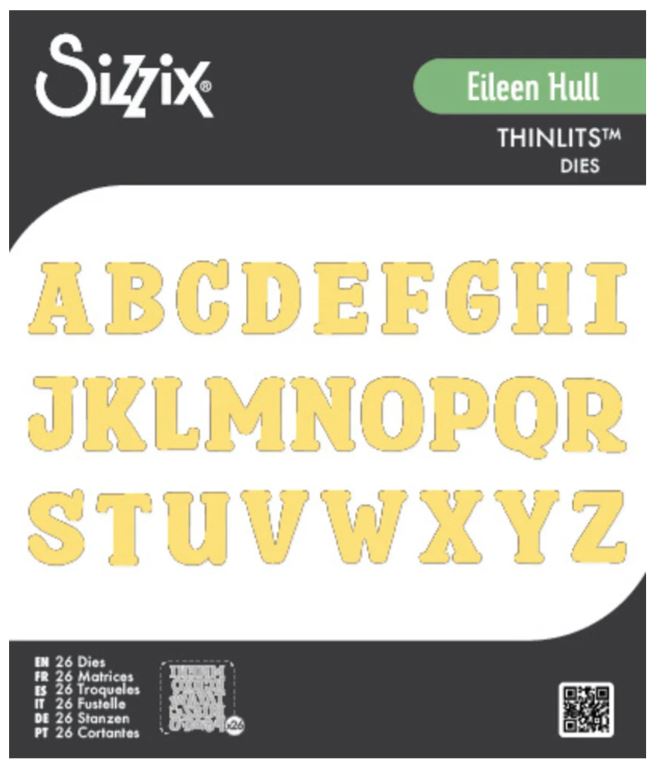 Sizzix - Thinlits Die Set - 26pcs - Nora Alphabet by Eileen Hull  667065