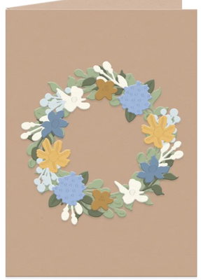 Crafters companion - metal dies - Wildwood Whismy Foliage Wreath  FOWR
