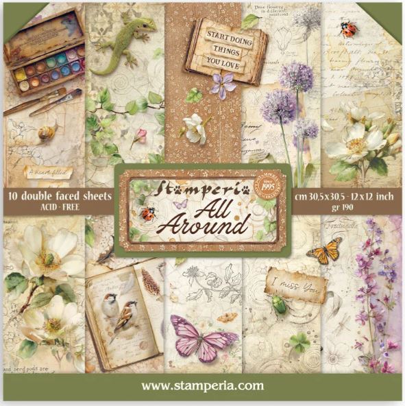 Stamperia - 12x12 Paper Pack - All around