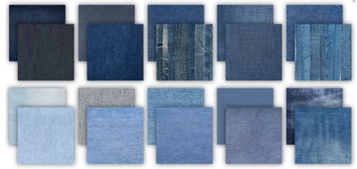 Craft Consortium - Paper Pad 12x12 - Denim Textures