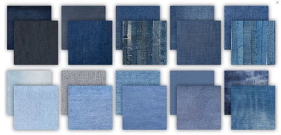 Craft Consortium - Paper Pad 6x6 - Denim Textures