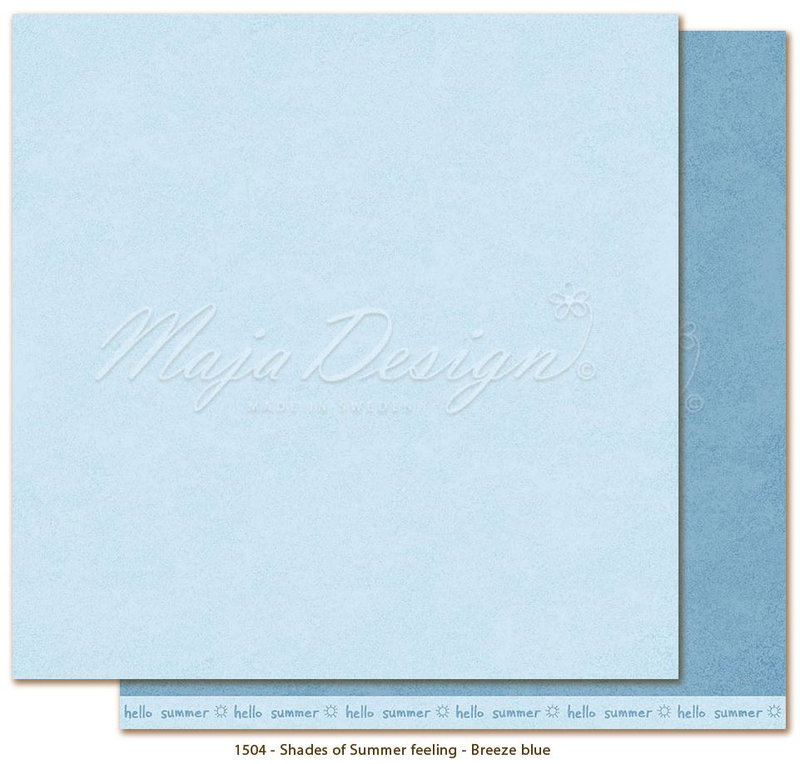 Maja Design - Monochromes - Summer Feeling - Breeze blue