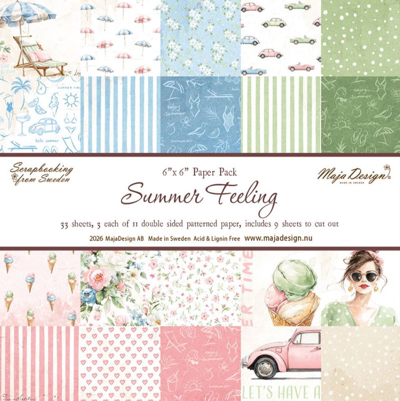 Maja Design - Summer Feeling - Paper pack 6x6