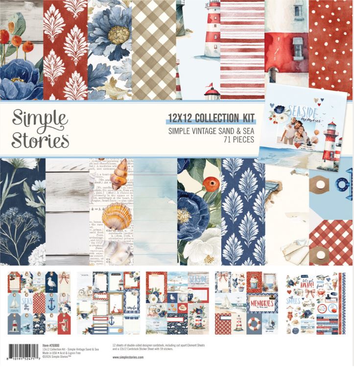 Simple Stories - Sand & Sea - Collection Kit 12X12