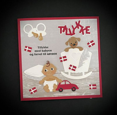 By Lene - Cutting & Embossing Die - Baby accessories BLD1866