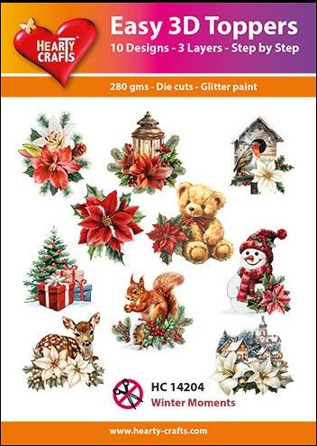 Easy 3d toppers - Winter moments  HC14204
