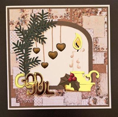 By Lene - Cutting & Embossing Die - Candlestick  BLD1009