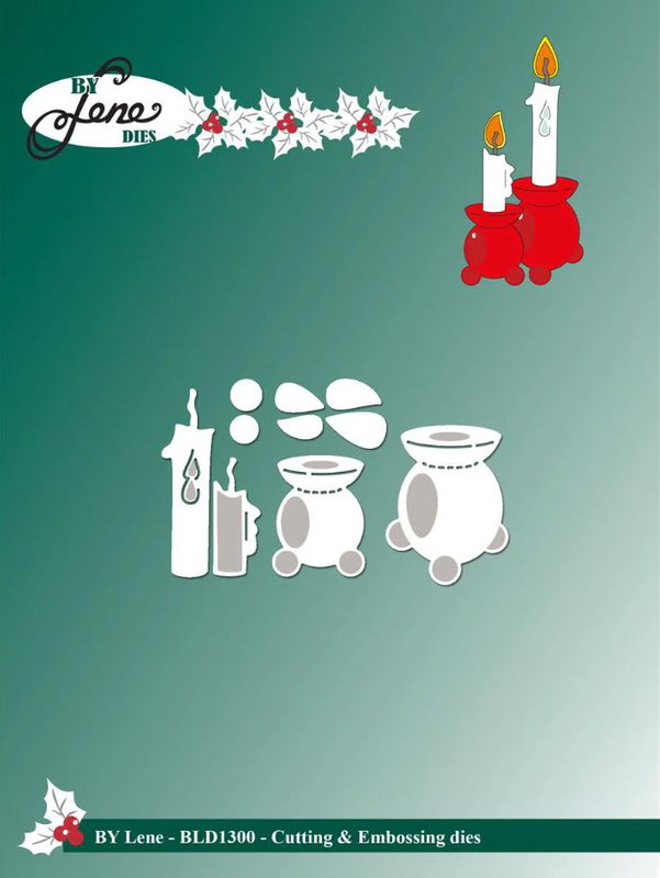 By Lene - Cutting & Embossing Die - Candles  BLD1300