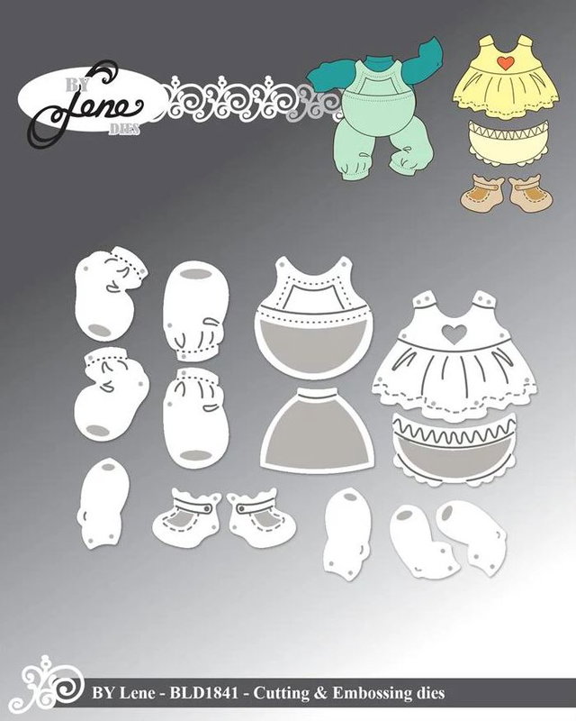 By Lene - Cutting & Embossing Die - Accessories for BLD1839  BLD1841