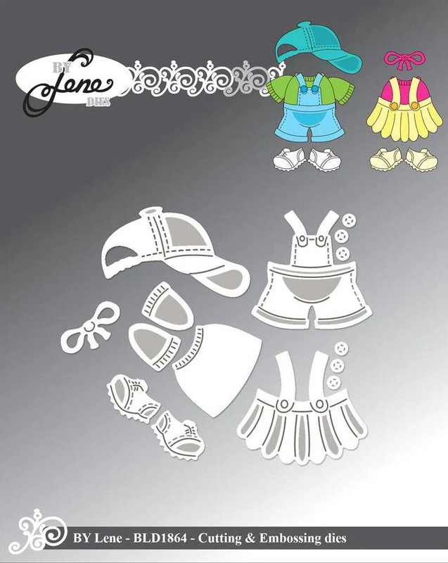 By Lene - Cutting & Embossing Die - Accessories for BLD1839  BLD1864