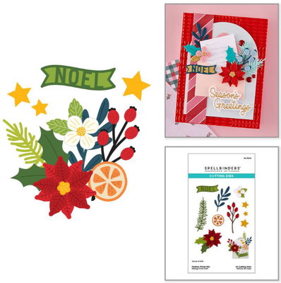 Spellbinders - Etched Dies - Festive Floral Mix S4-1549