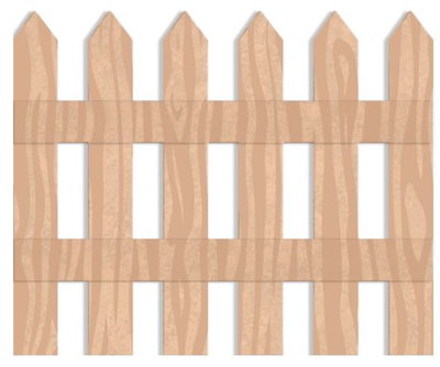 Crafters companion - metal dies & Stencil - Picket Fence STEN-PF