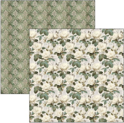 Ciao Bella - Bohemian Burgundy - pattern paper pad  12x12