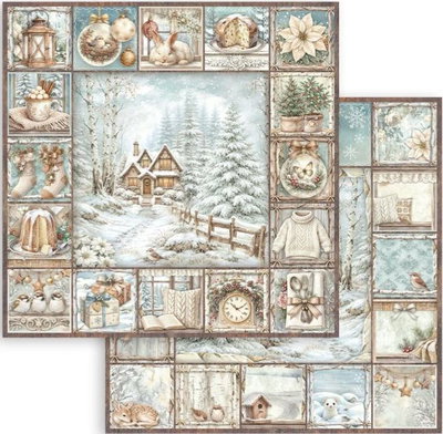 Stamperia - 12x12 Paper Pack - White Christmas
