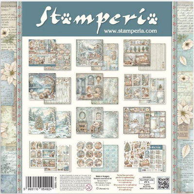 Stamperia - 12x12 Paper Pack - White Christmas