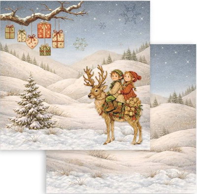 Stamperia - Paper Pad 8x8 - Silent Night