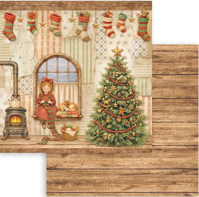 Stamperia - Paper Pad 8x8 - Silent Night