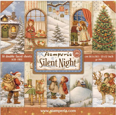 Stamperia - 12x12 Paper Pack - Silent Night