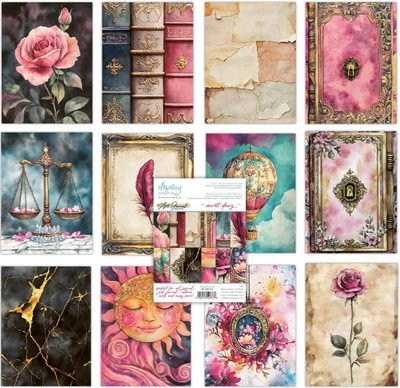 Mintay - 6x8 Art Journal Paper Pack - Secret Diary MT-ART-P13