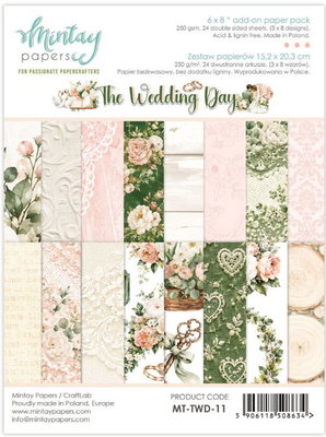 Mintay - 6x8 Add-On Paper Pack - The Wedding Day MT-TWD-11