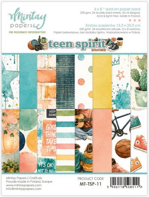 Mintay - 6x8 Add-On Paper Pack - Teen spirit MT-TSP-11