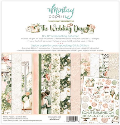 Mintay - 12 x 12 Paper Set - The Wedding Day MT-TWD-07