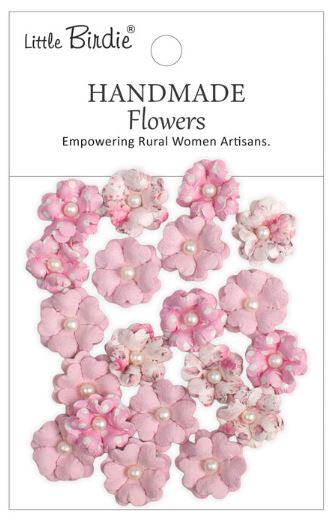 Little Birdie - Handmade Flowers - Lucile Pink Symphony CR110147