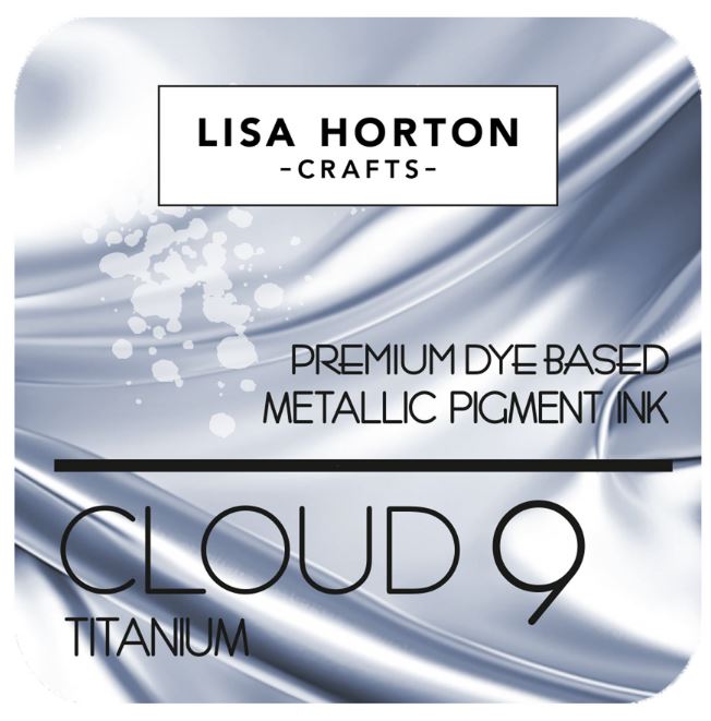 Lisa Horton Crafts - ink pad - Cloud 9 Metallic Titanium